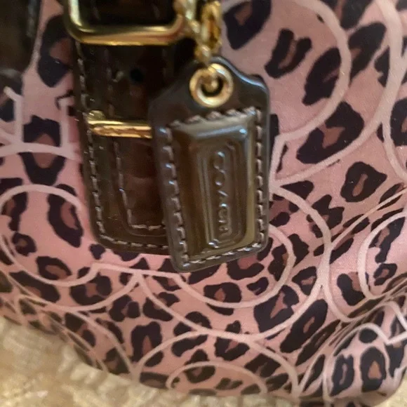 Vintage Coach Leopard Print Bag - Picture 3 of 8